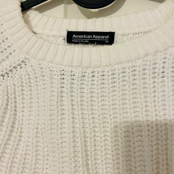 american apparel fisherman cropped sweater pullover - Picture 4 of 5